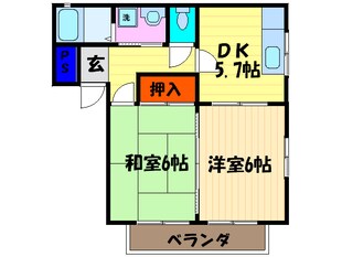 ローレルコート弐番館の物件間取画像